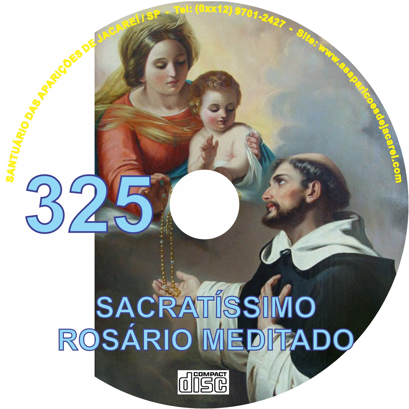 CD Rosário Meditado 325 CD Rosário Meditado 325
